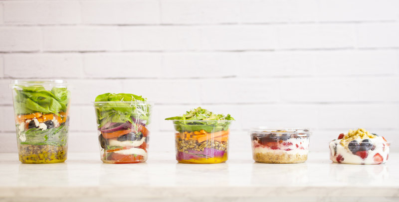 CF-DC-08 Vegware™ Compostable Clear Round Deli Containers (8-oz) 